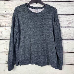 Natori Women’s Long Sleeve Heather Gray Lounge Top Size L